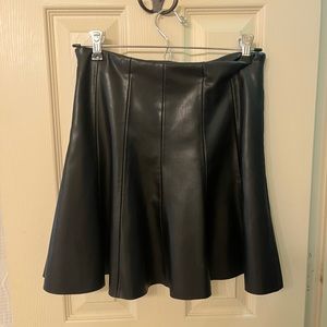 Zara Pleather Skirt, Size Small, Worn barely